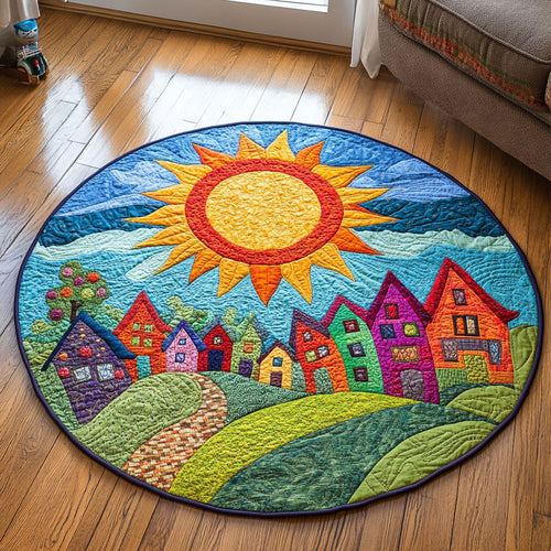 Candy Town Quilted Round Mat NCU0NT7316