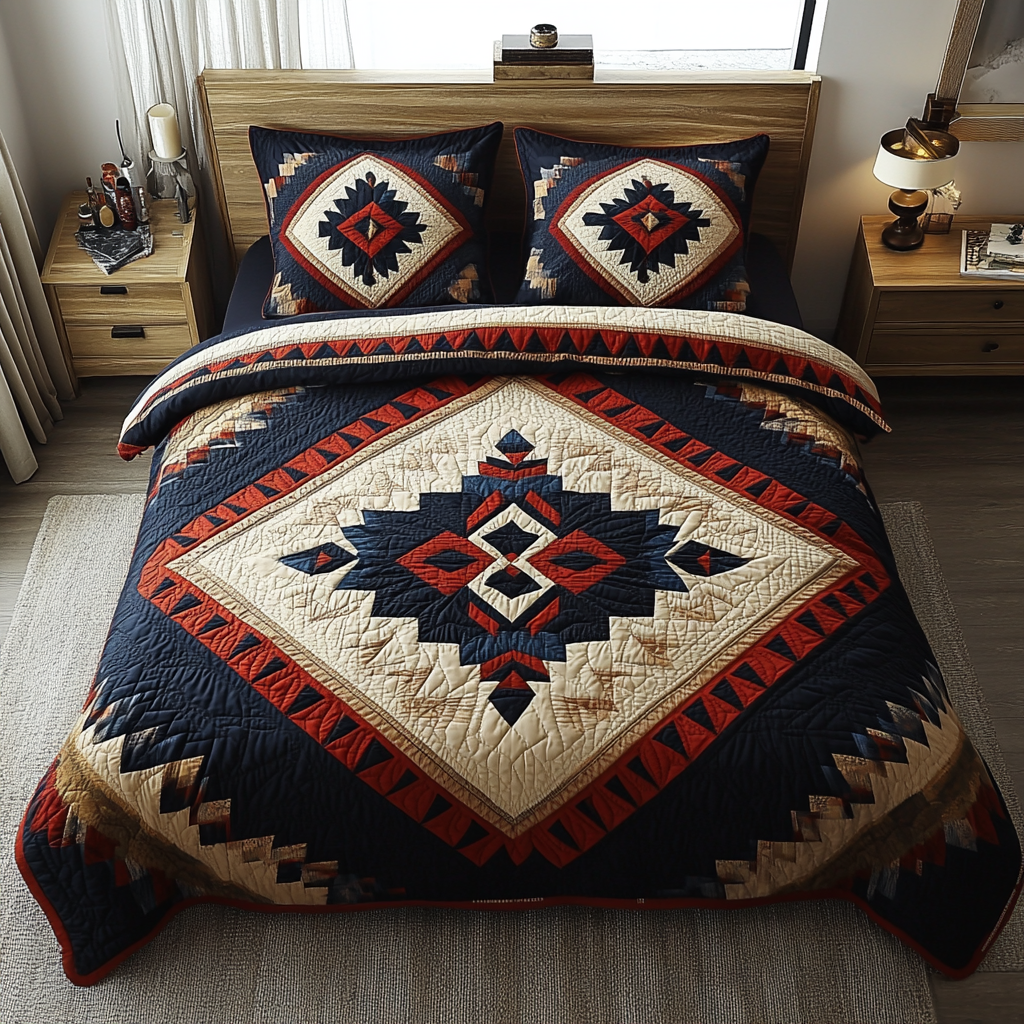 Echoes of the Deep Quilted Blanket NCU0DV090 main image 1