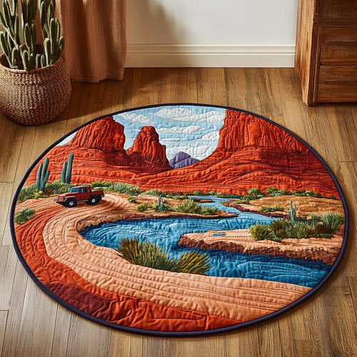 Canyon Spirit Quilted Round Mat NCU0XD301