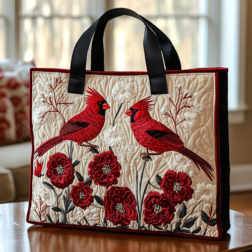 Cardinal Haven Quilted Tote Bag NCU0DV6883