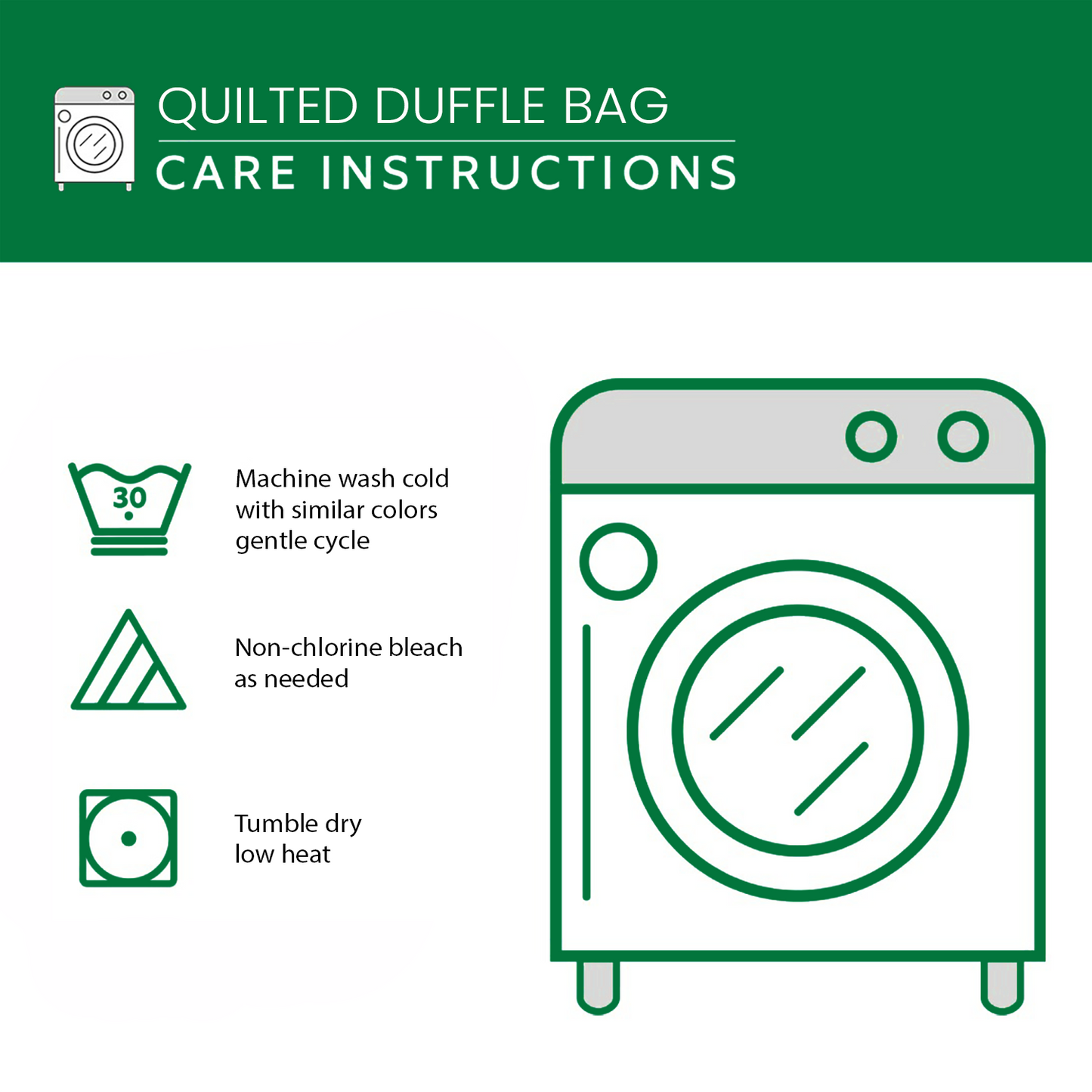 Forest Camper Quilted Duffle Bag NCU0NT9692