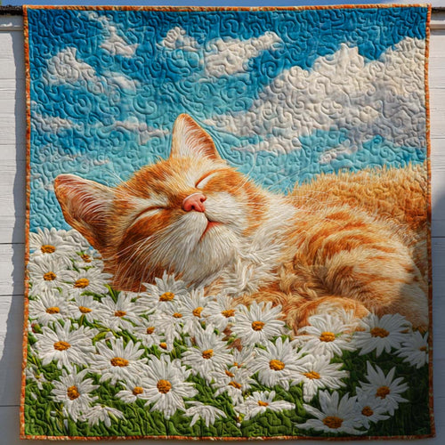 Cat Floral Dream Quilted Blanket NCU0NT8909