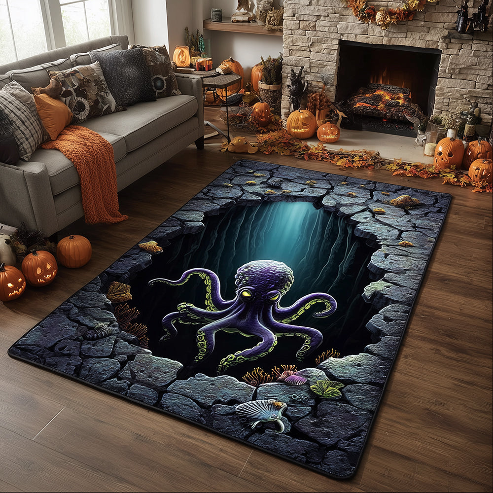Cave Kraken Lair Area Rug NCU0TH3339
