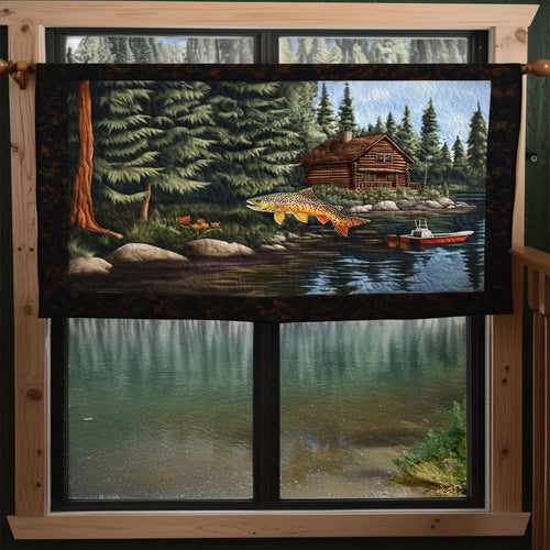Cedarwood Haven Quilted Valance NCU0PT5054