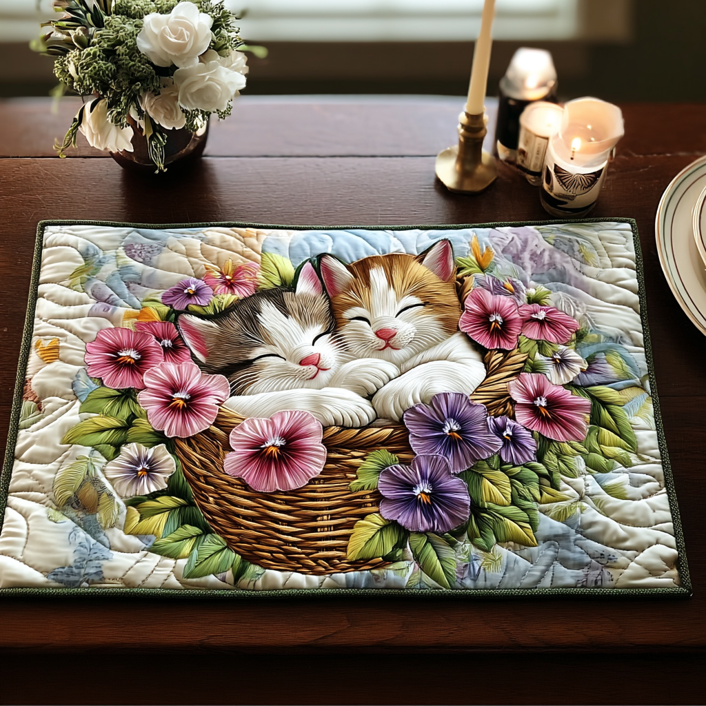 Charming Paws Quilted Placemat NCU0NT8859