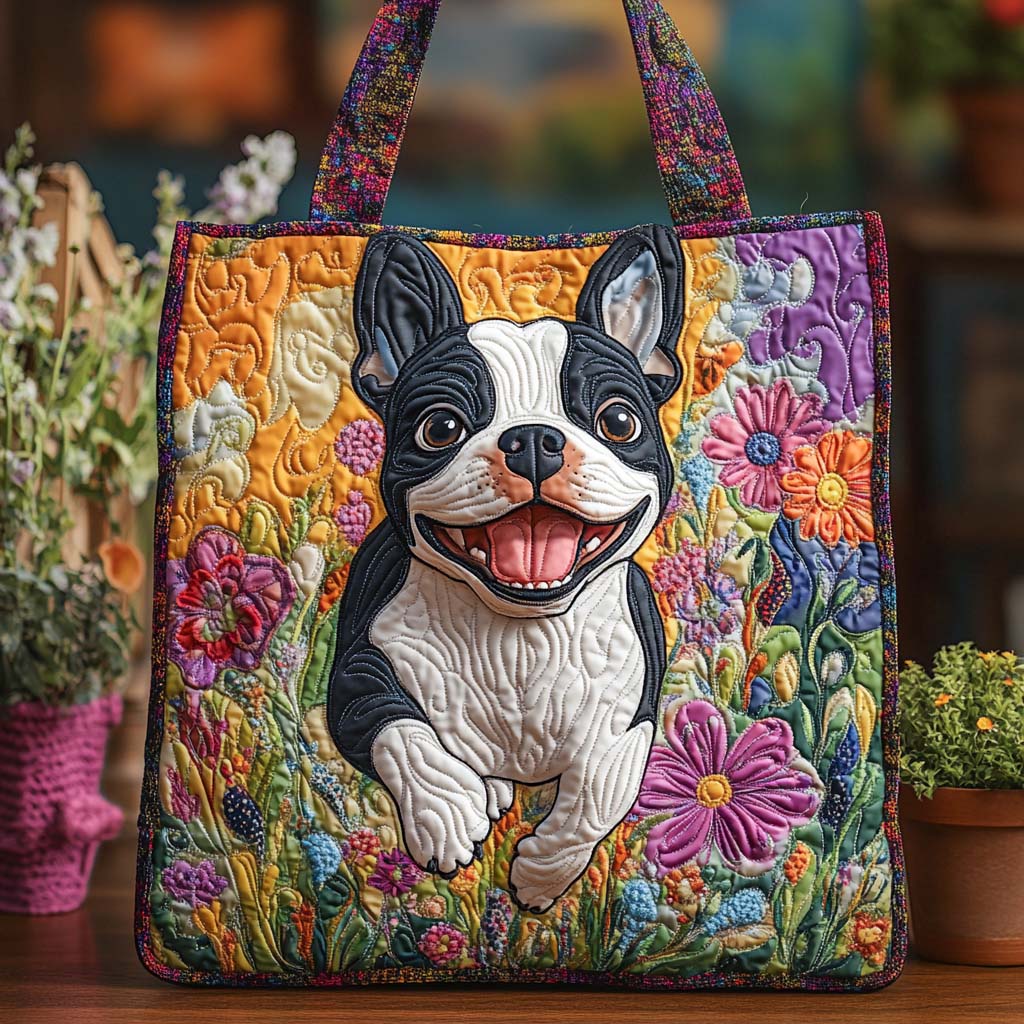 Cheer Dash Quilted Tote Bag NCU0XD1447