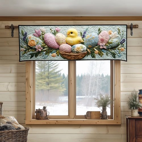 Chickadee Charm Quilted Valance NCU0DV3988