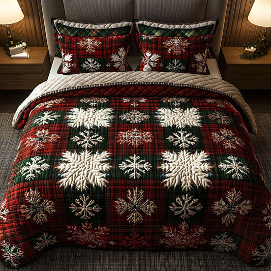 Christmas Cargo 3-Piece Quilted Bedding Set NCU0PT2189