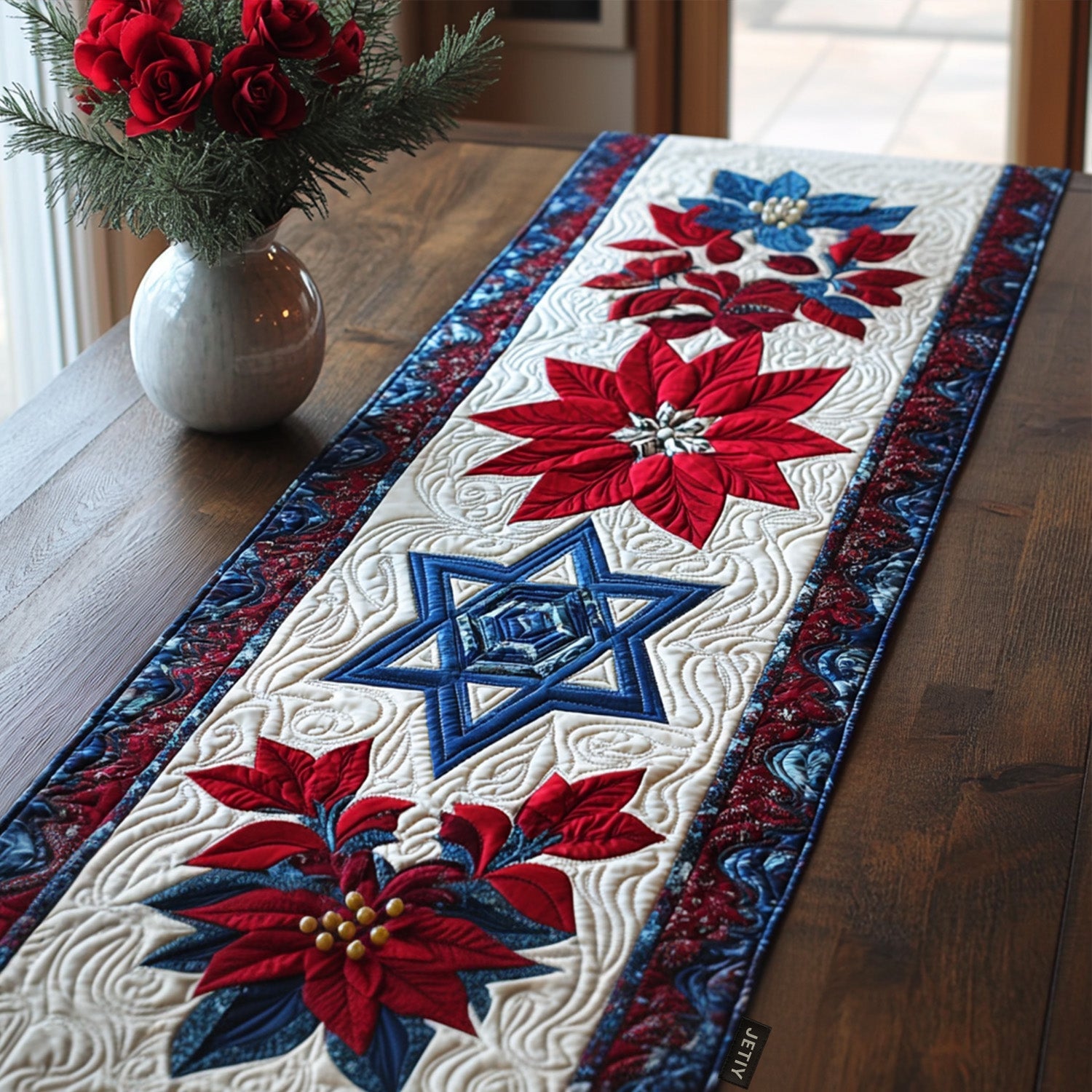 Christmas Charm Quilted Table Runner NCU0PT2216 – Vantique