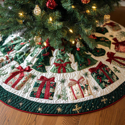 Christmas Gifts Christmas Quilted Tree Skirt NCU0NT1355