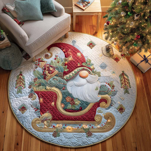 Christmas Glow Quilted Round Mat NCU0TD271