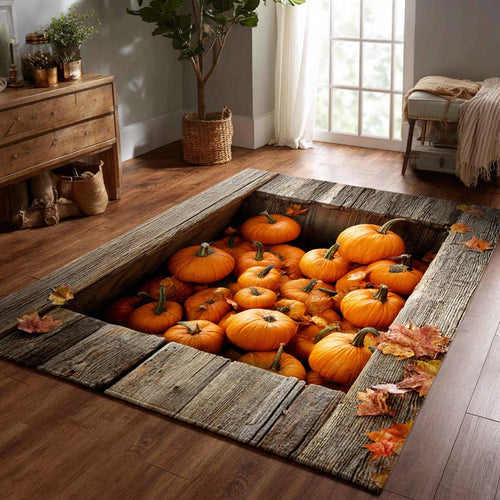 Classic Pumpkin Nest Area Rug NCU0XD912