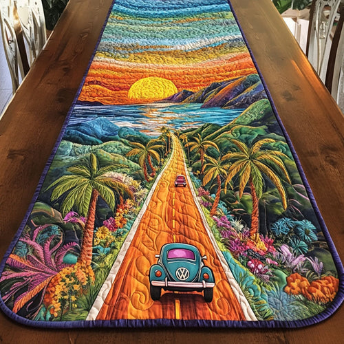 Coastal Drive Quilted Table Runner NCU0NT6329