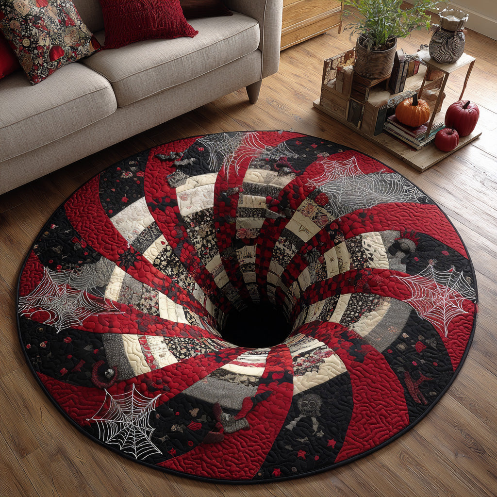 Sacred Owl Quilted Round Mat NCU0NXD493