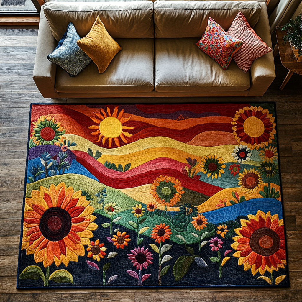 Color Bloom Area Rug NCU0PT9201