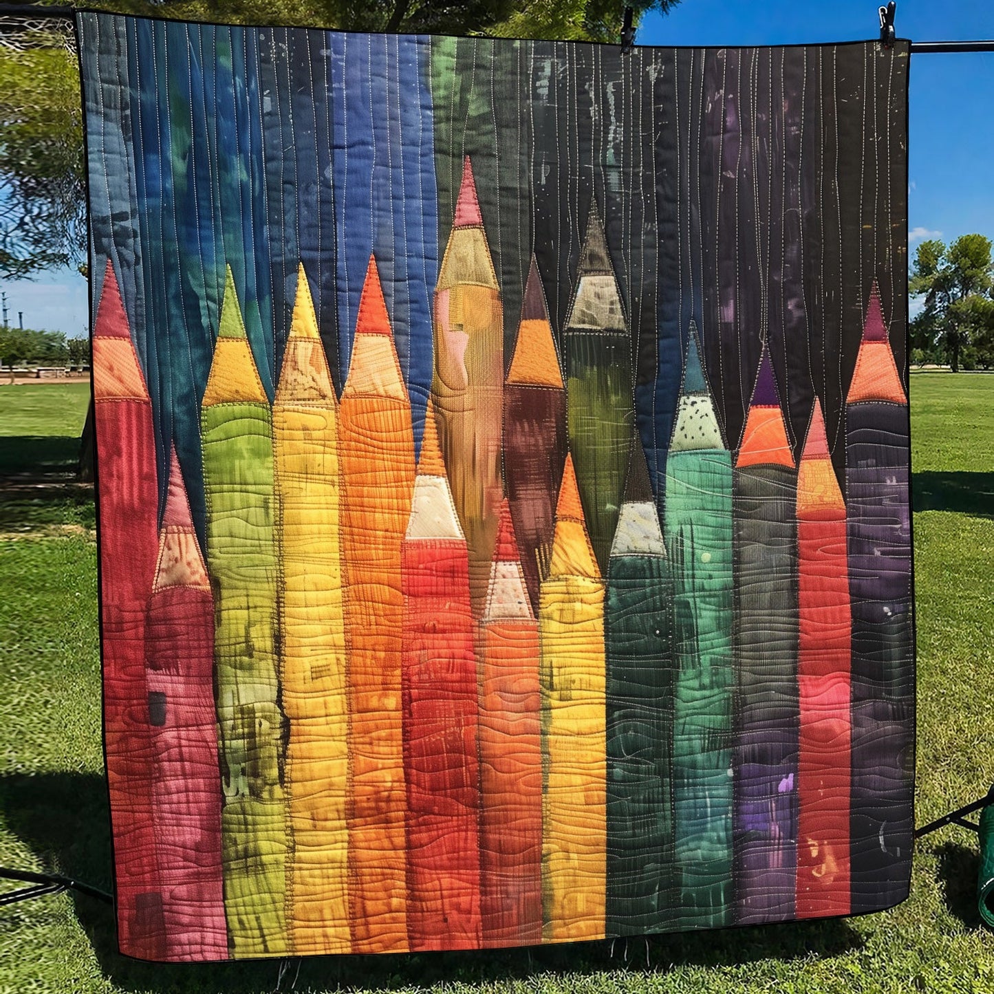 Colorful Inspirations Quilted Blanket NCU0TL799