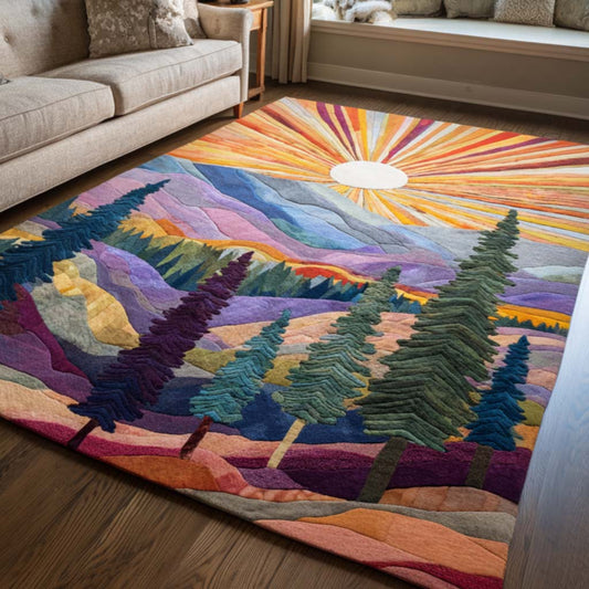 Colorful Sunrise Area Rug NCU0NT10274