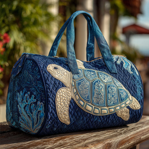 Coral Wanderer Quilted Duffle Bag NCU0PT8962