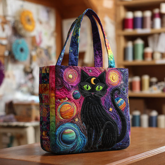 Cosmic Whiskers Quilted Tote Bag NCU0TV200