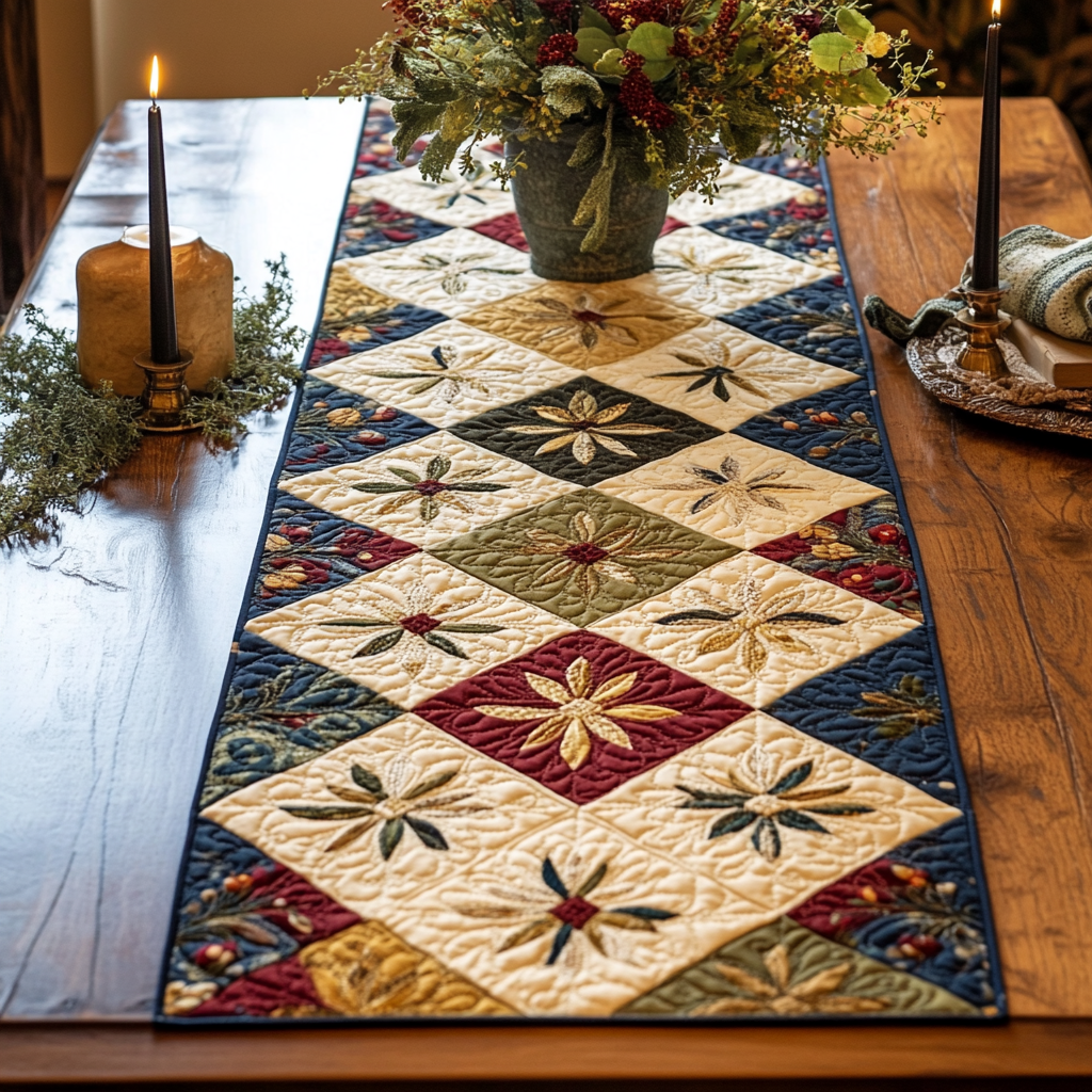 Country Charm Quilted Table Runner NCU0VH4018 – Vantique
