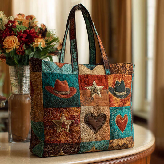 Country Heart Quilted Tote Bag NCU0NT9574