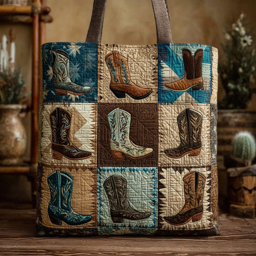 Cowboy Canyon Quilted Tote Bag NCU0PT8755