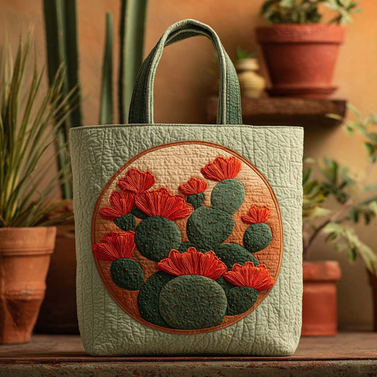 Coyote Daisy Quilted Tote Bag NCU0XD066