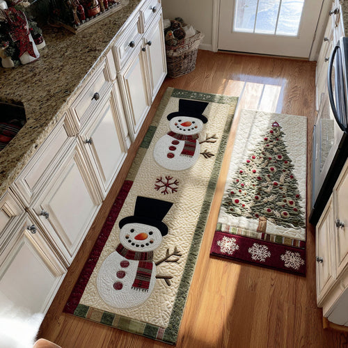 Cozy Cabin Frost Kitchen Area Rug NCU0PT10149