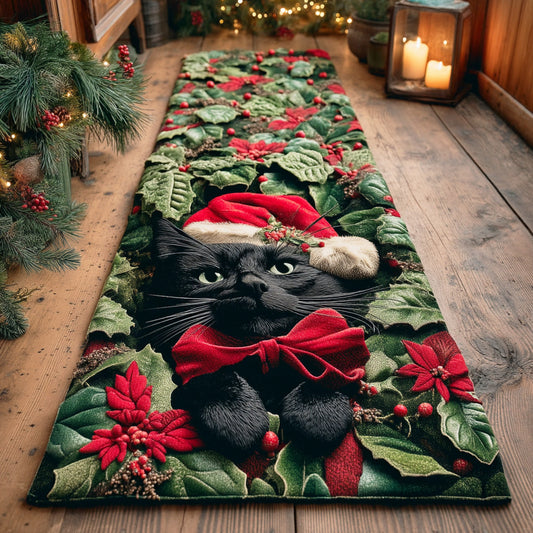 Cozy Christmas Feline Runner Carpet NCU0TD1319
