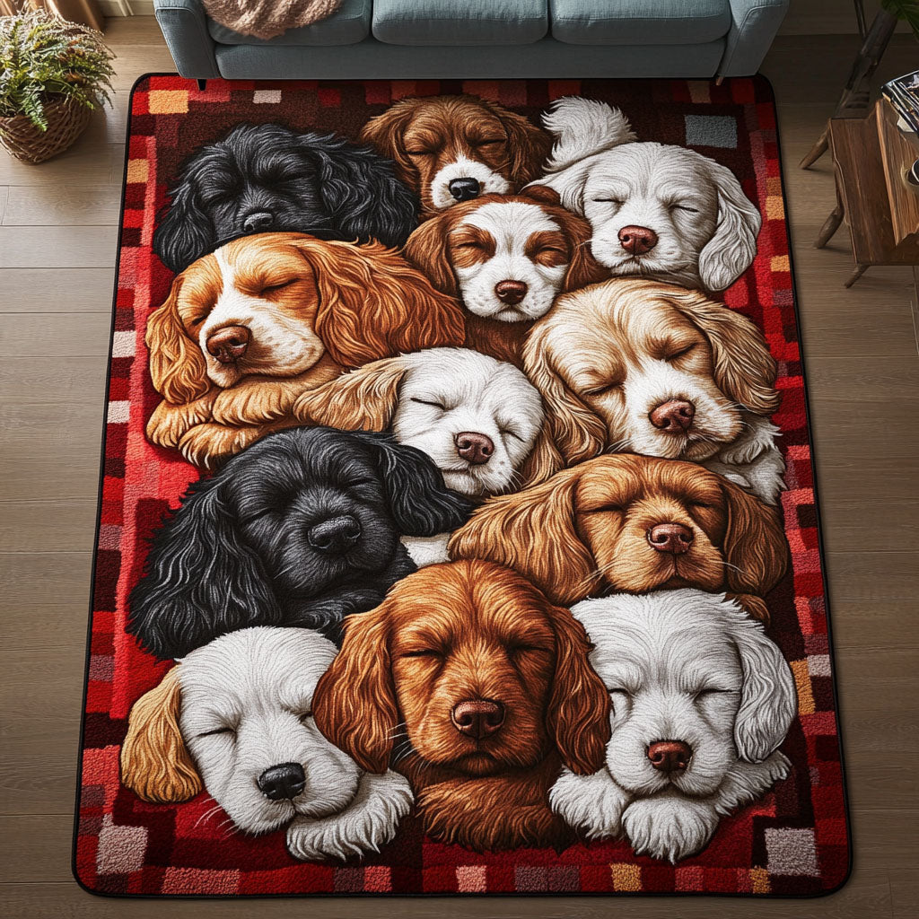 Cozy Curl Spaniel Area Rug NCU0PT9372
