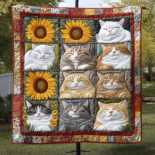 Cozy Kittens Quilted Blanket NCU0PT7352