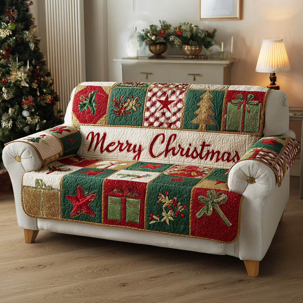 Carnival Spirit Quilted Sofa Cover NCU0NNL219