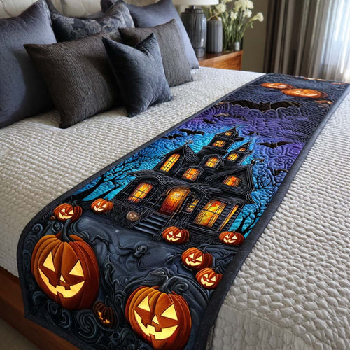 Creepy Charm Quilted Bed Runner NCU0NT9430