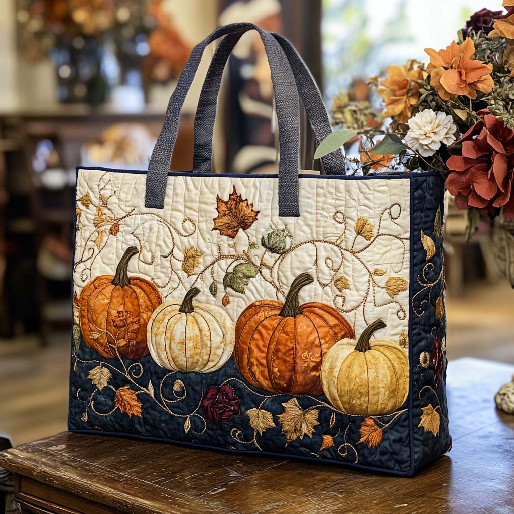 Crisp Pathways Quilted Tote Bag NCU0NT8887
