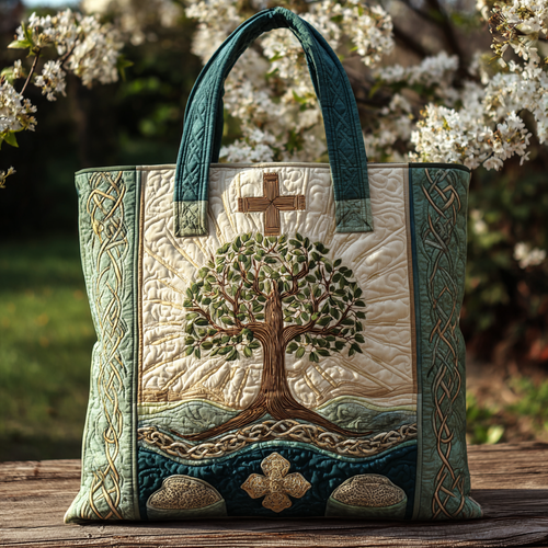 Crossroads of Light Quilted Tote Bag NCU0PT8172