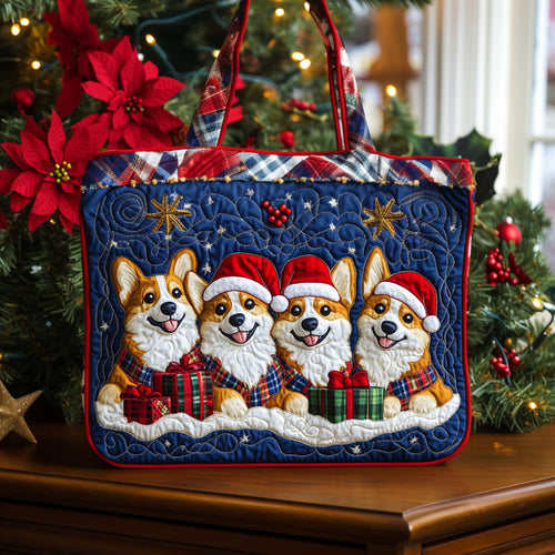 Crowned Cutie Quilted Tote Bag NCU0PT9346