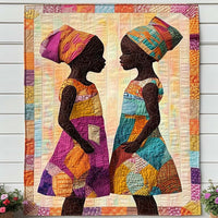 Crowned Sisters Quilted Blanket NCU0NT7993