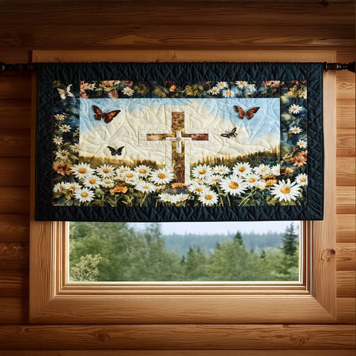 Daisies and Devotion Quilted Valance NCU0PT4762