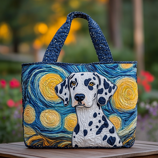 Dalmatian Dream Quilted Tote Bag NCU0DK9958