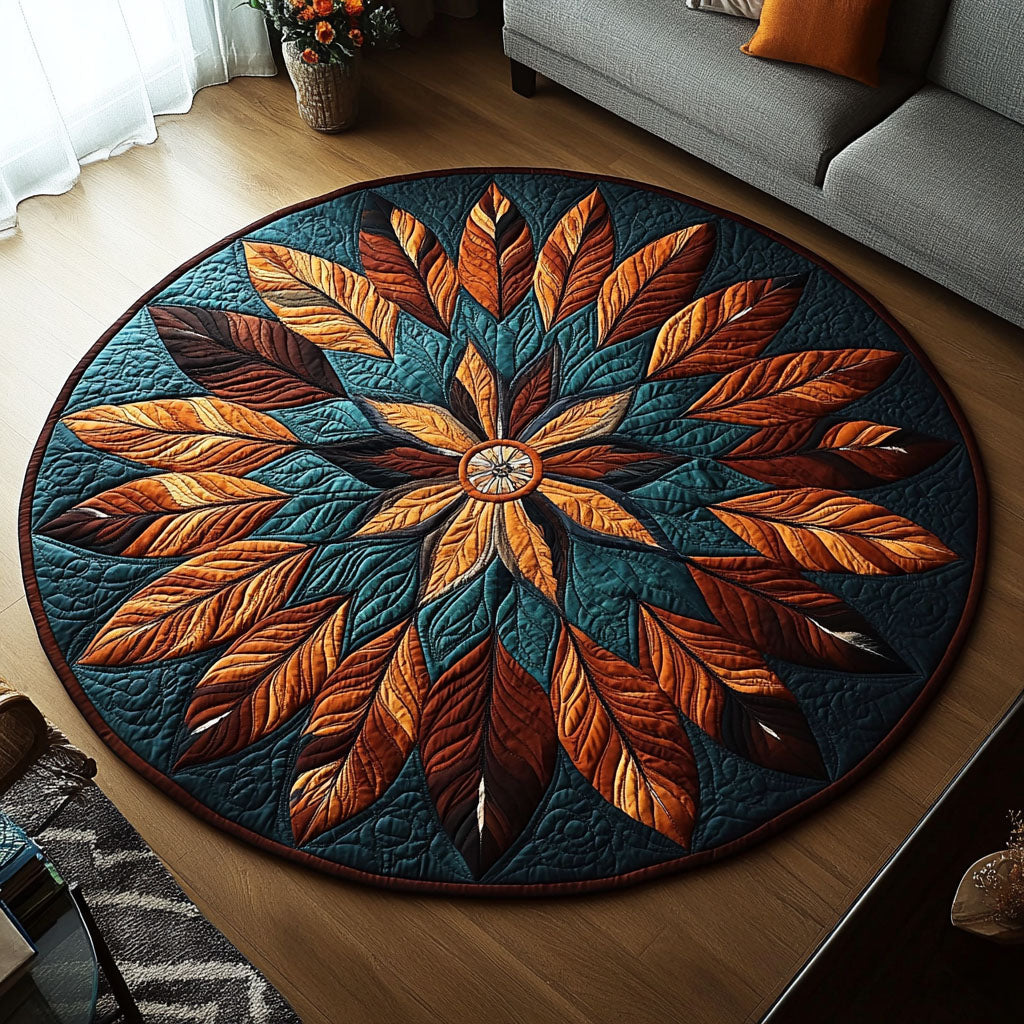 Mystic Raven CW0901084CL Quilted Round Mat main image 1