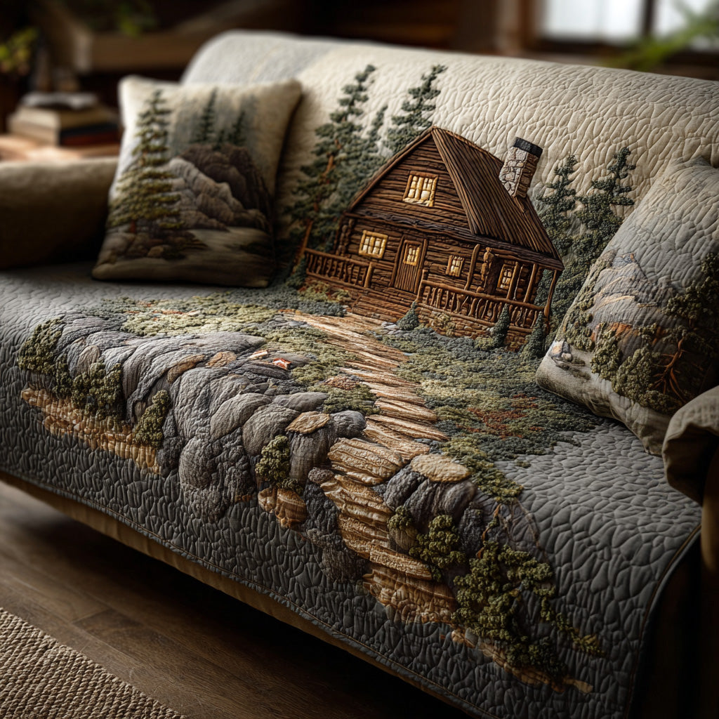 Sacred Bear Quilted Sofa Cover NCU0NTD1613 main image 1