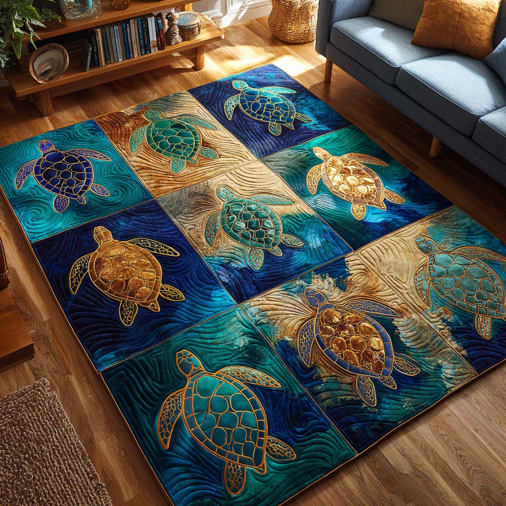 Deep Turtle Area Rug NCU0NT10056
