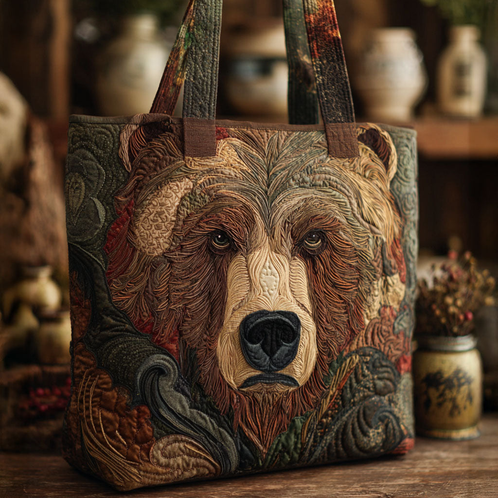 Deep Woods Quilted Tote Bag NCU0PT8715