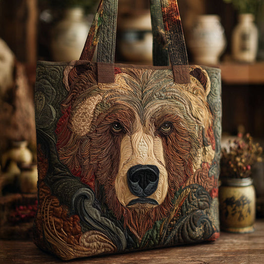 Deep Woods Quilted Tote Bag NCU0PT8715