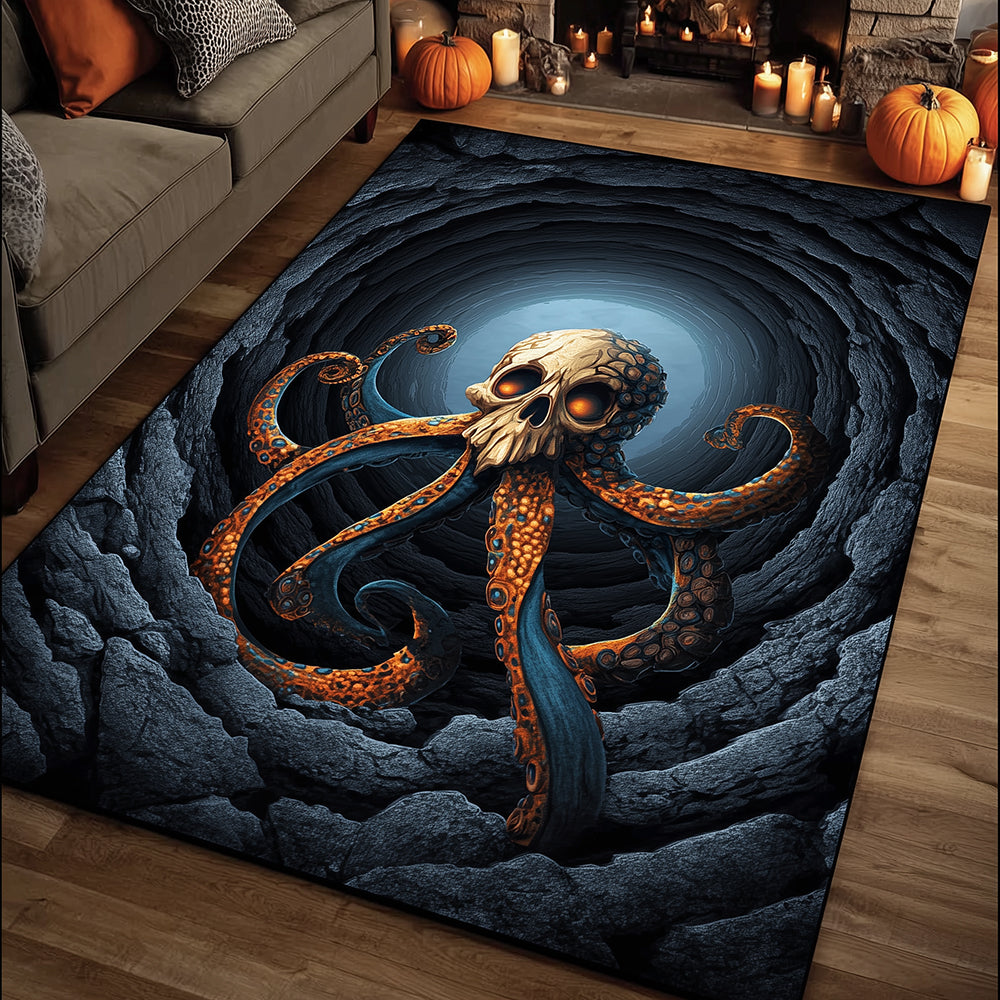 Deepsea Octopus Skull Area Rug NCU0TH3340