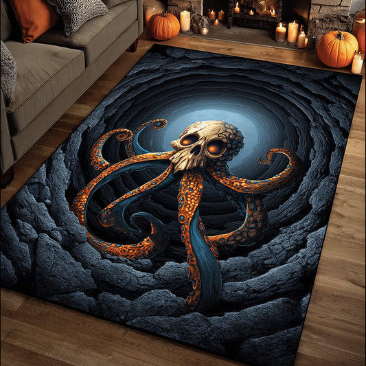 Deepsea Octopus Skull Area Rug NCU0TH3340