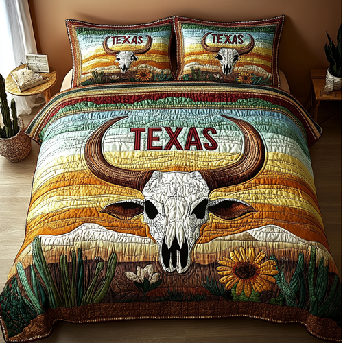 Desert Blooms Quilted Bedding Set NCU0DK6490