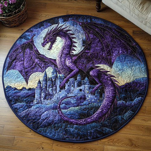 Dragon Song Quilted Round Mat NCU0DV6444