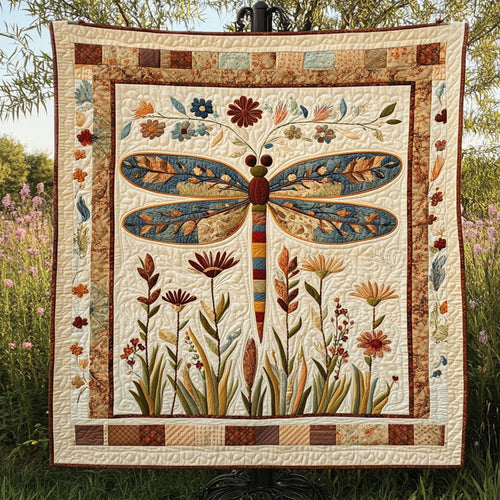 Dragonfly in the Breeze Quilted Blanket NCU0PT6504