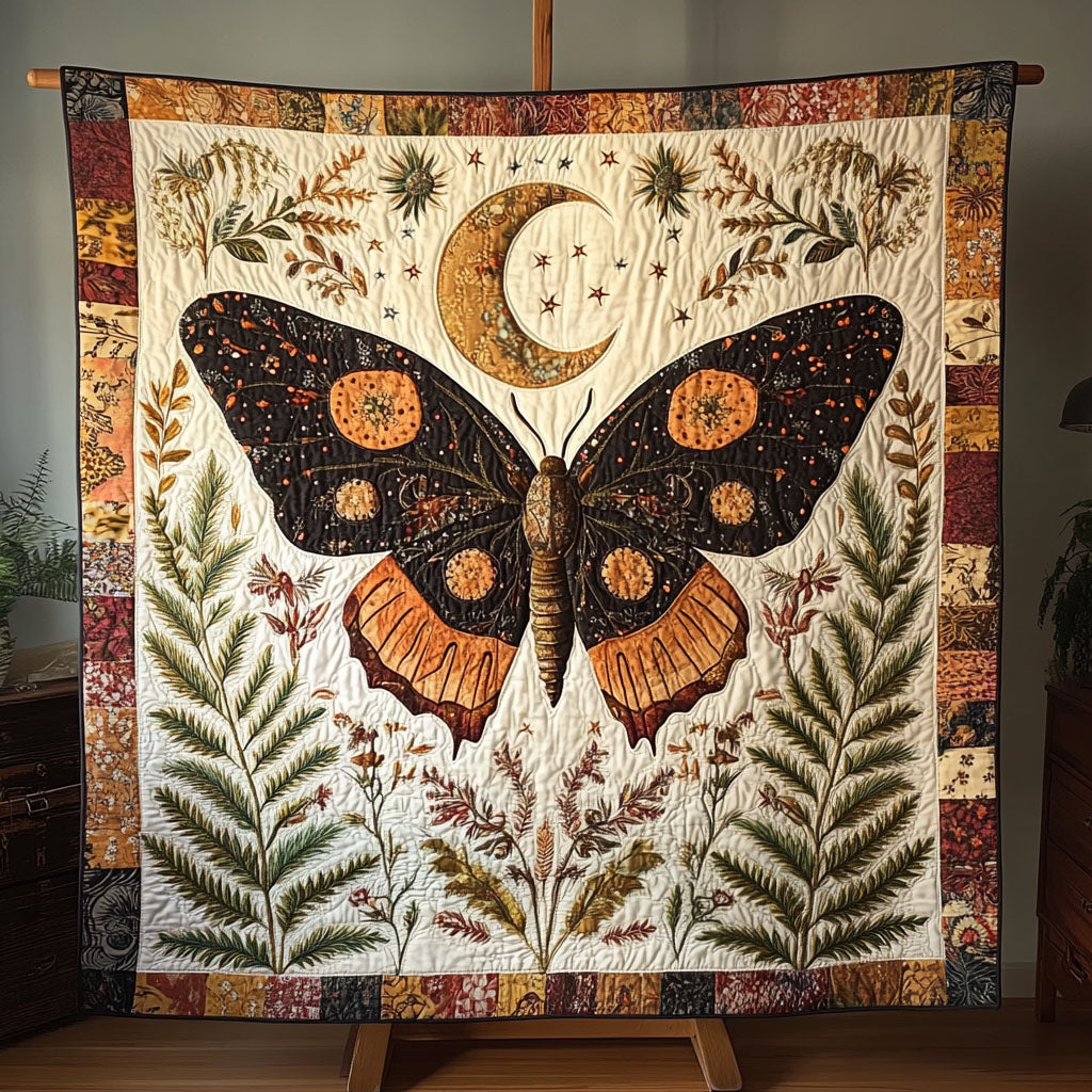 Celestial Garden Wings Quilted Blanket NCU0PVL044
